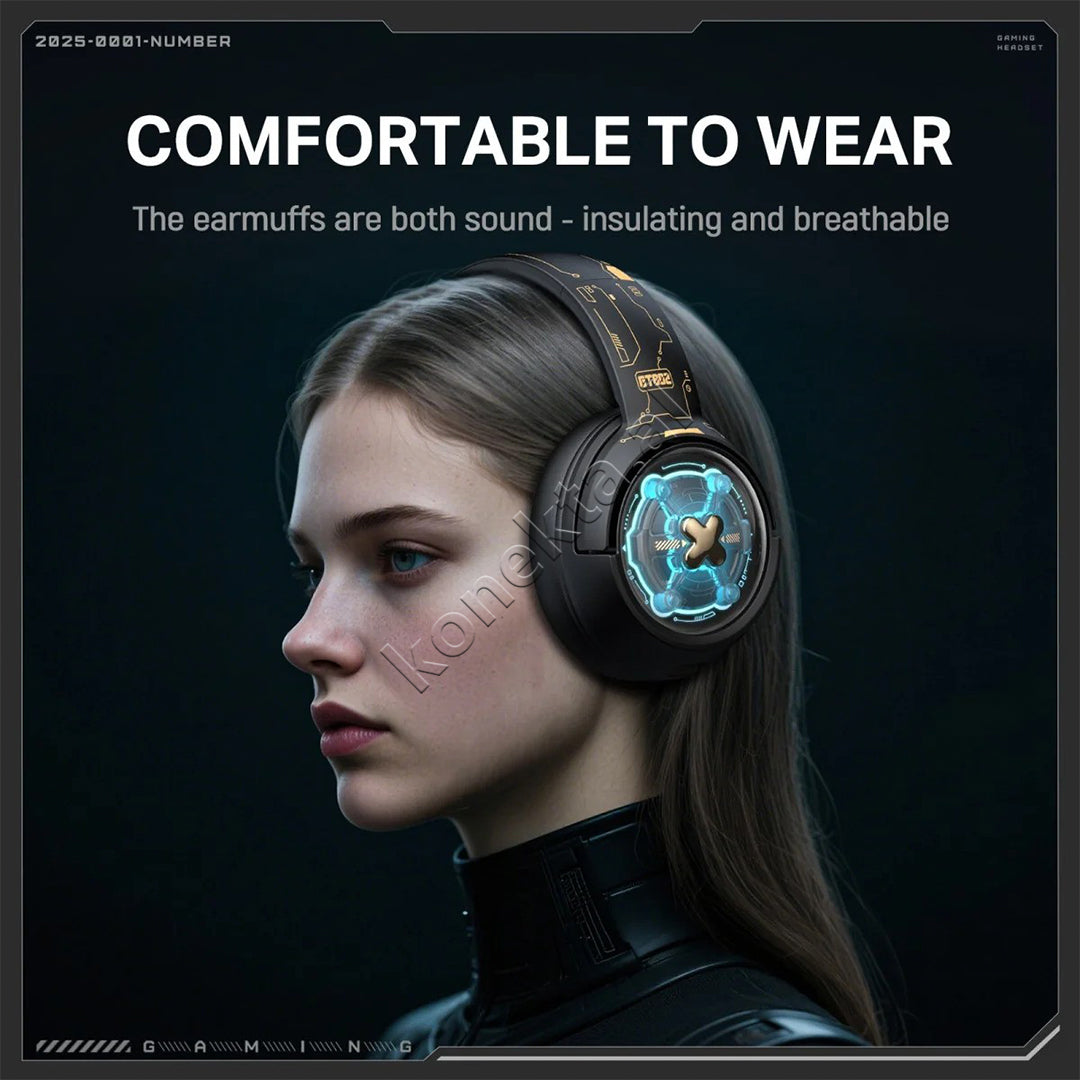 Kufje Headphones Gaming RGB Tri-Mode Onikuma