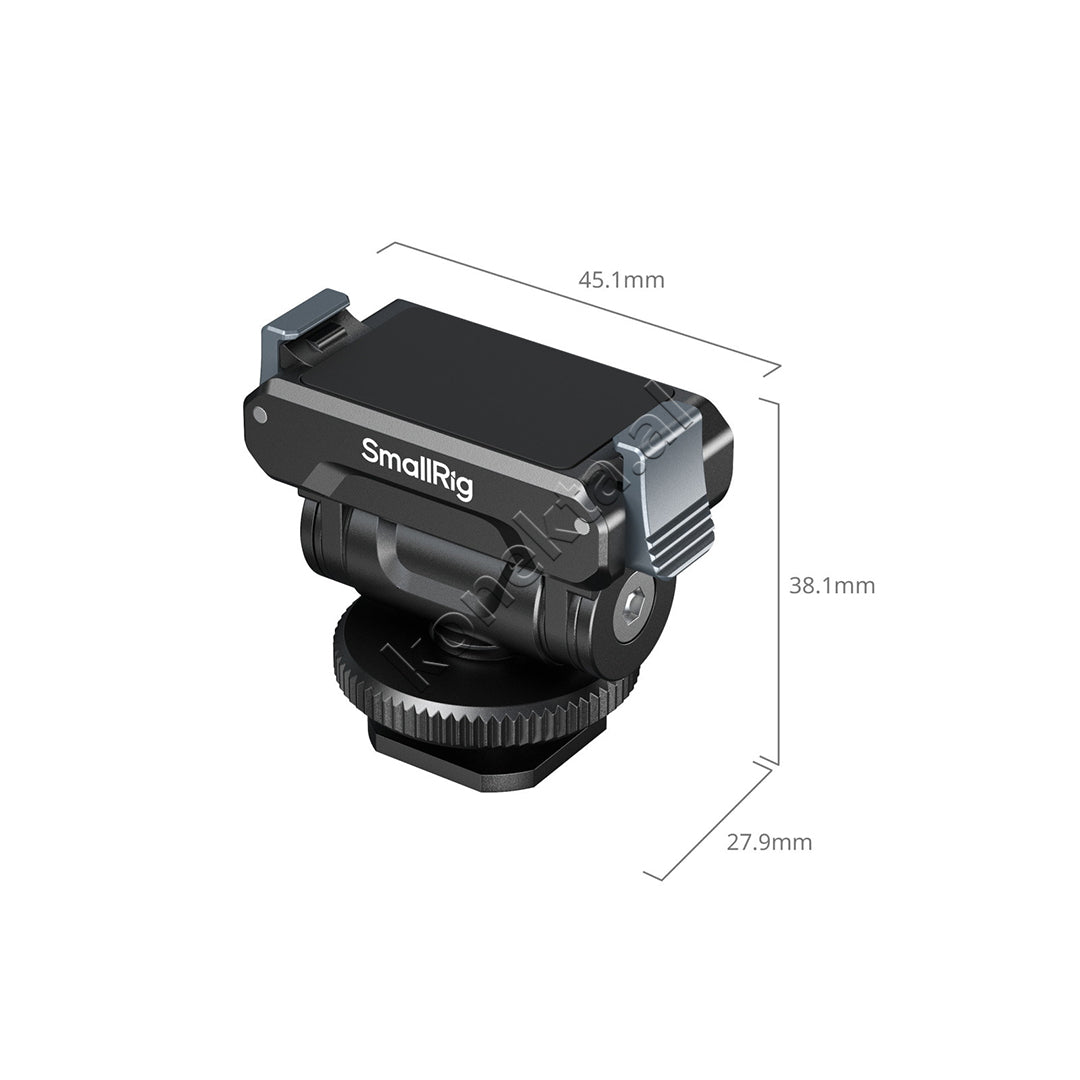 Quick Release Support for DJI Osmo360 / Action 5 Pro / 4 / 3 With Cold Shoe Adapter SmallRig 5436
