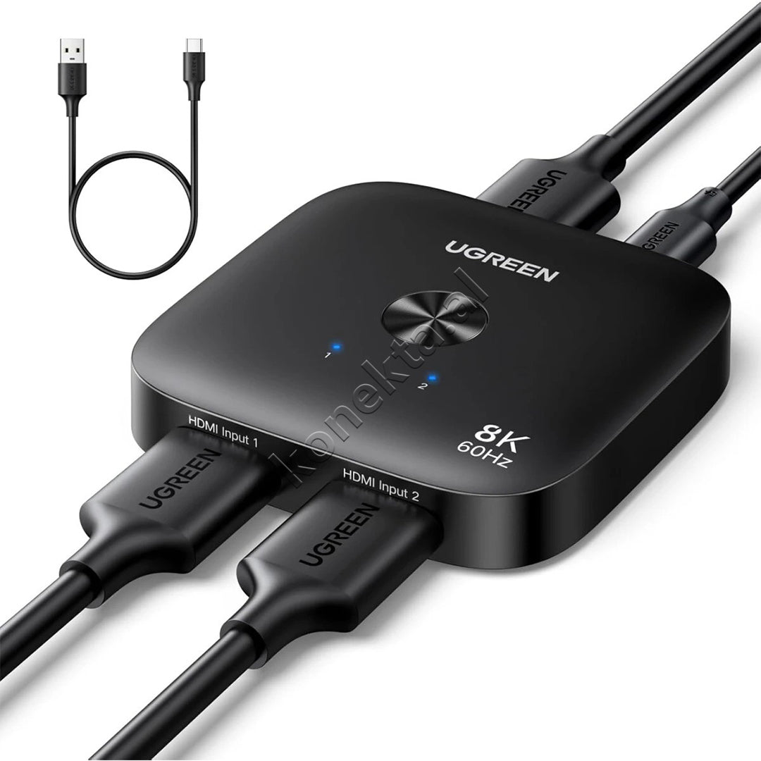 Switch HDMI 2 Ne 1 8K @60Hz Ugreen