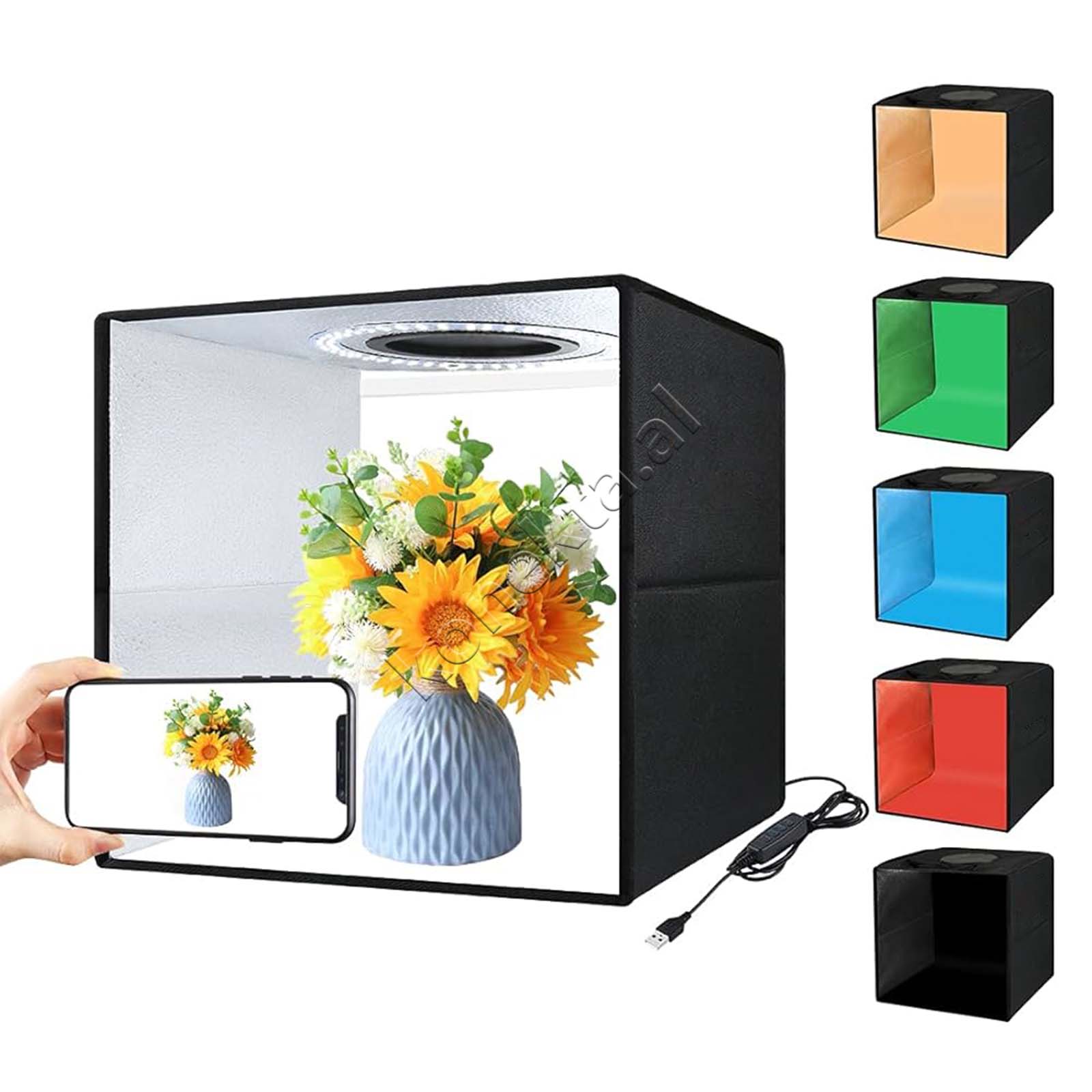 Studio Box Me Drite LED Per Fotografi Dhe Video Profesionale Jmary