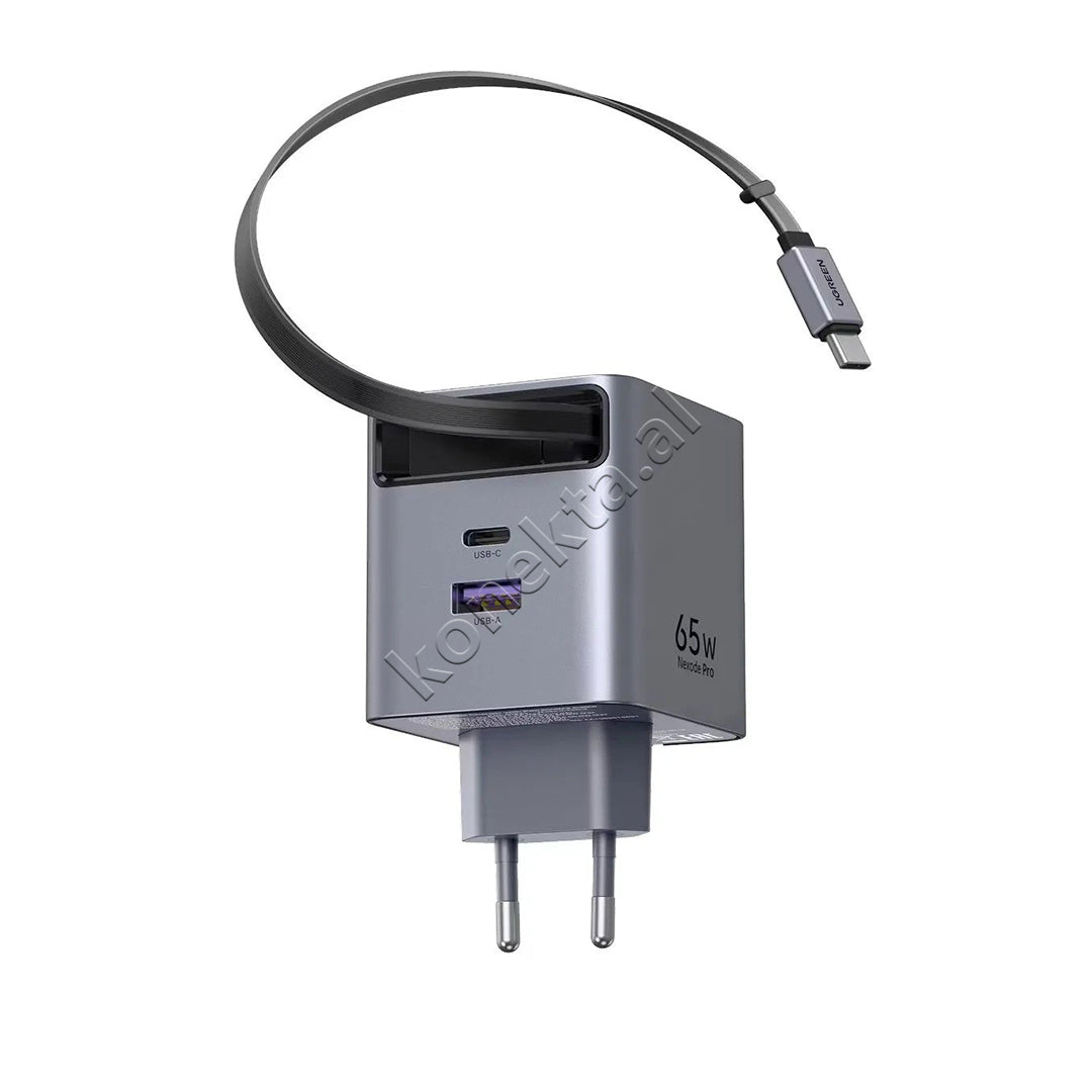 Karikues Universal Nexode Pro 65W Ugreen Me Kabllo Te Integruar