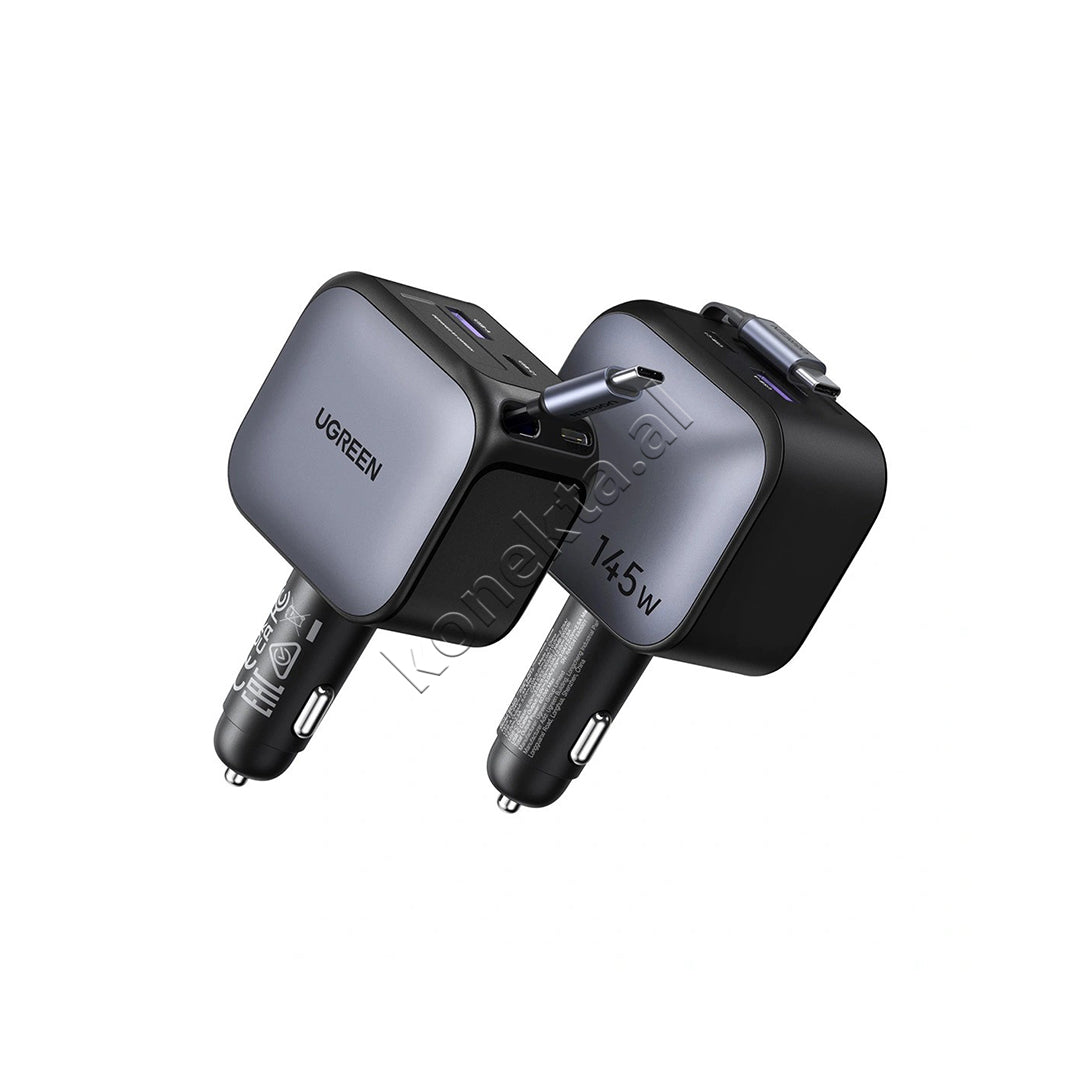 Adaptor Karikimi Per Makine 145W Me Fishe Te Integruar Type-C Ugreen