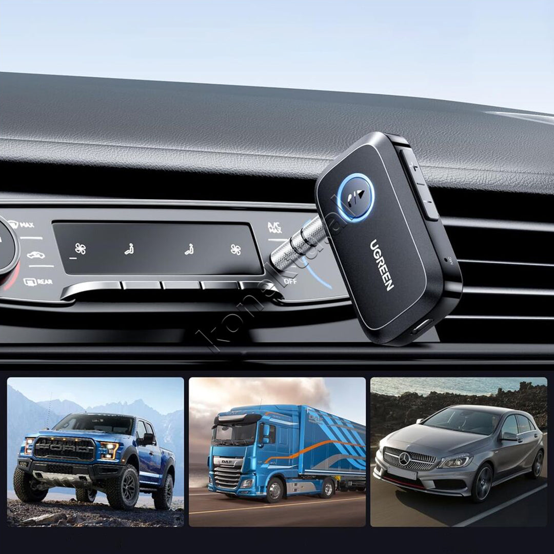 Adaptor Audio 3.5mm Me Bluetooth Dhe Mikrofon Të Integruar Ugreen