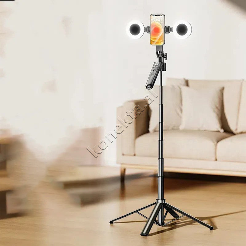 Trekembesh (Tripod) Profesional Dhe Selfie Stick Plokama 180cm