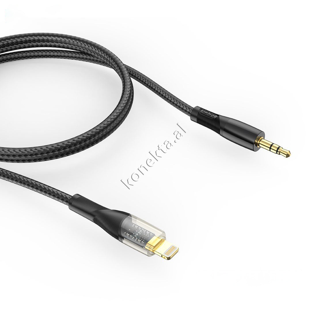 Kabell AUX 1m XO Lightning / Type-C / AUX  Ne AUX 3.5mm