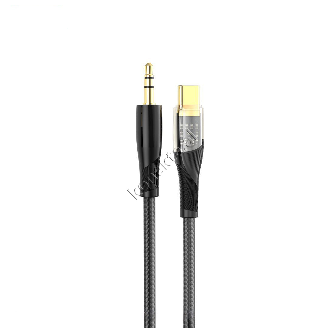 Kabell AUX 1m XO Lightning / Type-C / AUX  Ne AUX 3.5mm