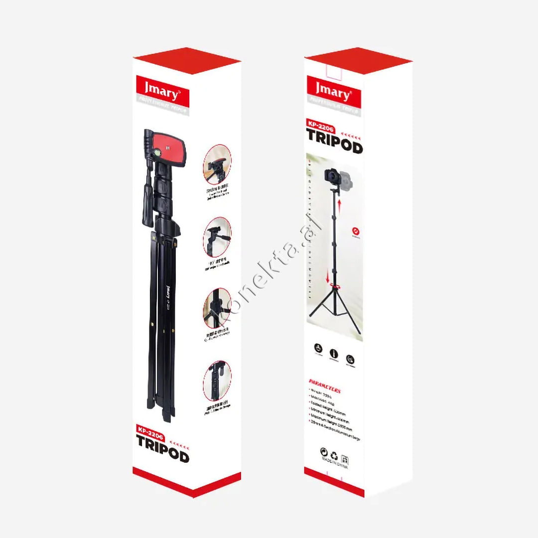 Trekëmbesh (Tripod) i Çmontueshëm si Monopod me Gjatësi dhe Kënd Të Gradueshëm për Kamera, Telefon, Tablet ,GoPro, SLR,  Etj.