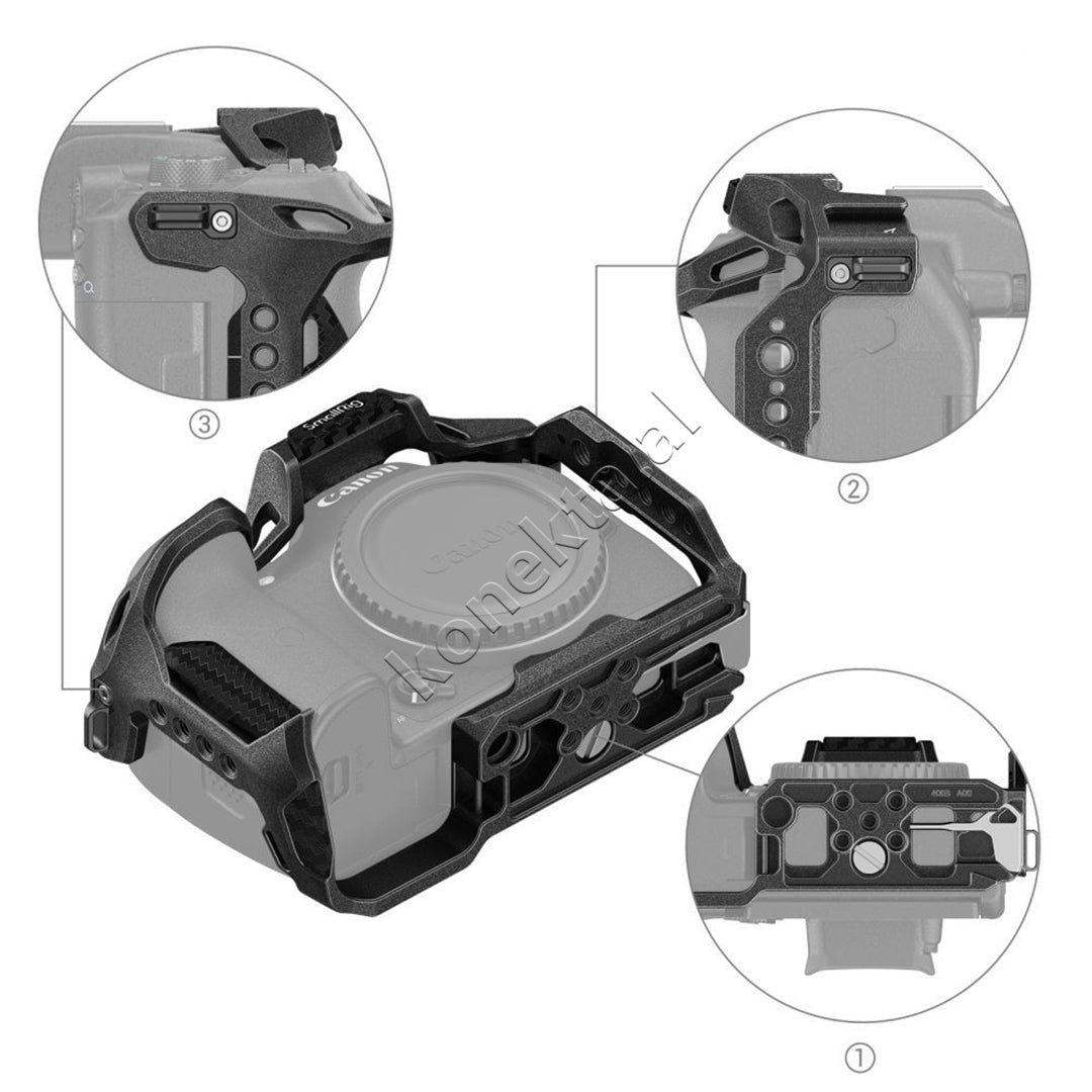 Aksesor “Black Mamba” Cage for Canon EOS R7 SmallRig 4003B