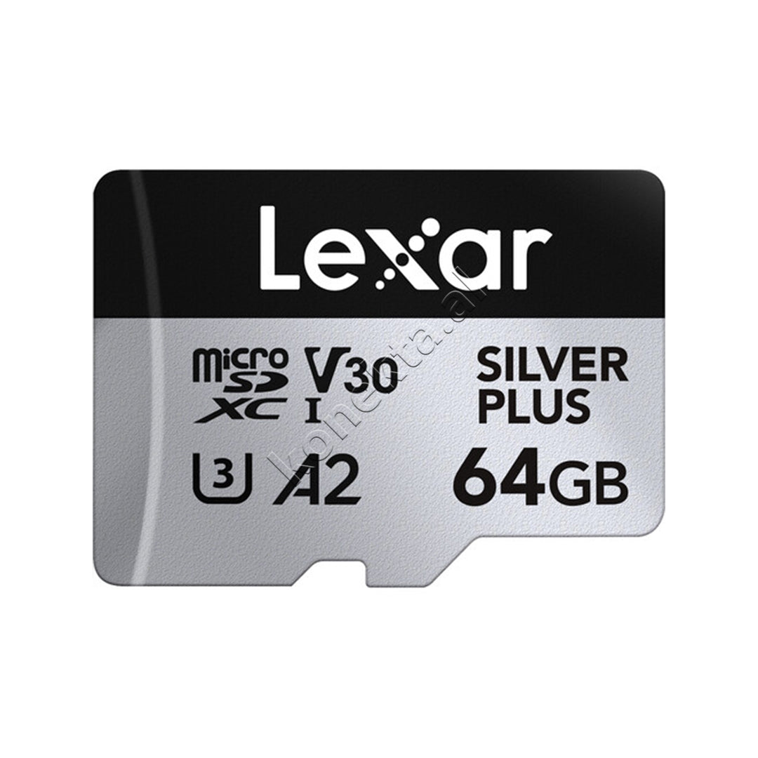 Karte Memorie MicroSDXC Me Adaptor Silver Plus 64GB Lexar