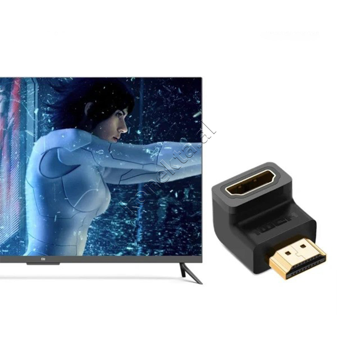 Adaptor HDMI (M) - HDMI (F) Up-Angled Ugreen
