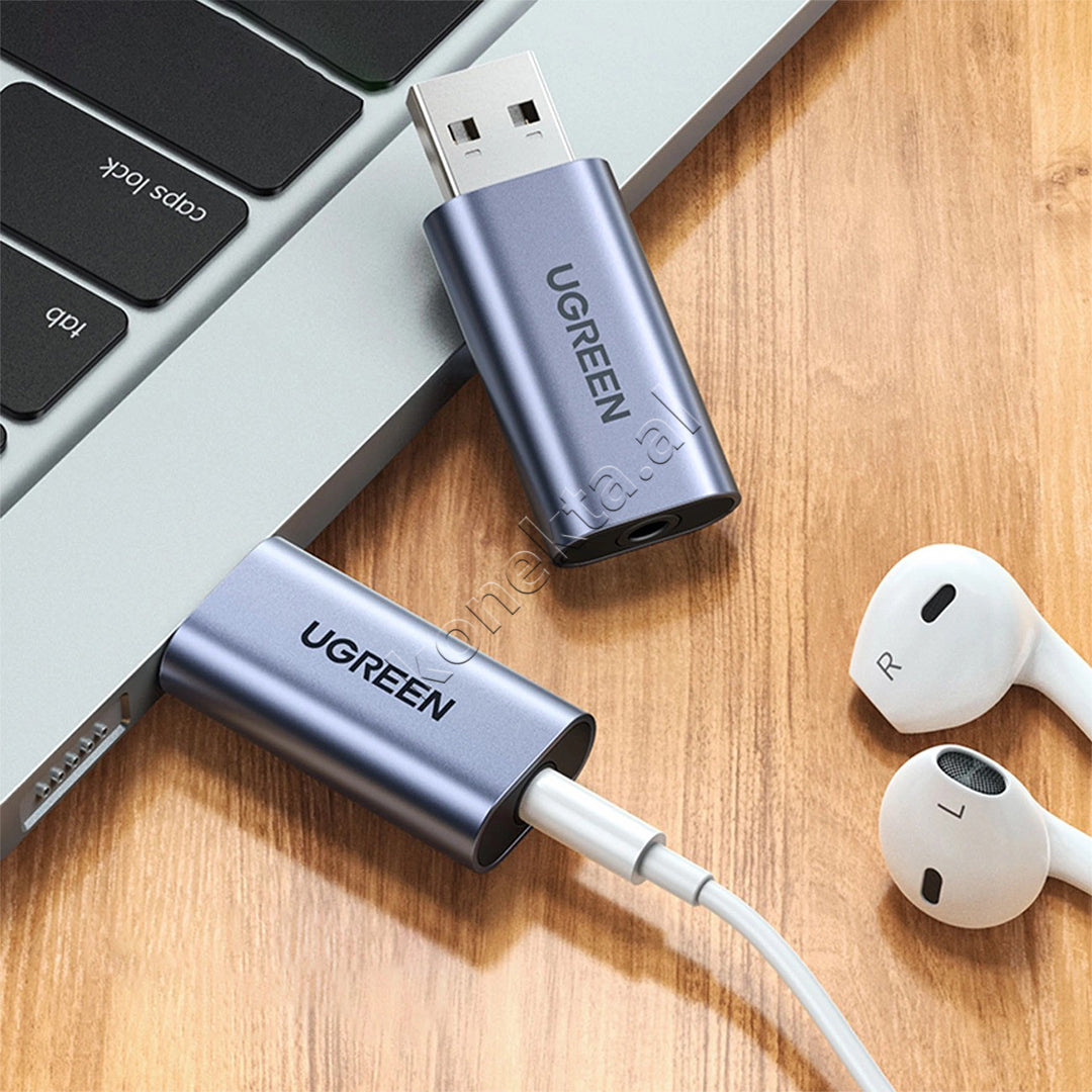 Adaptor Audio USB-A (M) Ne AUX 3.5mm (F) Ugreen