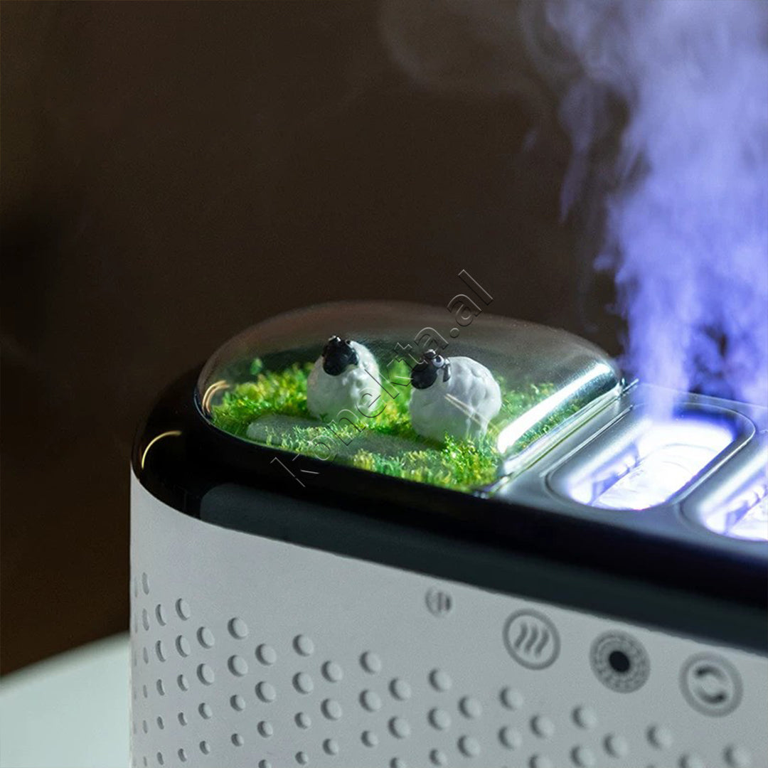 Aromatizues Me Altoparlant Bluetooth Dhe Drite Led 600ml