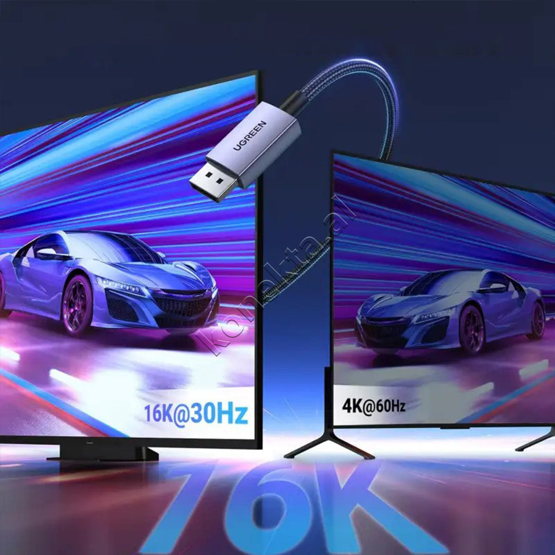 Kabell Display Port Ne Display Port 16K Ugreen 1m