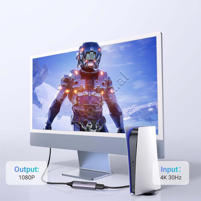 Adaptor Kabell Nga HDMI 4K @60Hz Ne USB-A & USB-C Ugreen