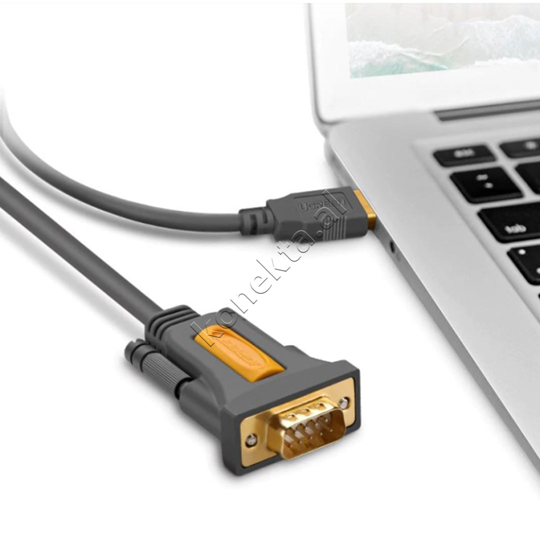 Kabell USB-A (M) Ne DB9 RS-232 (M) Ugreen 2m