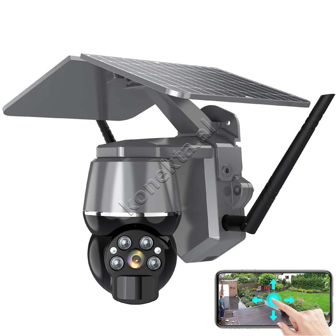 Kamera Sigurie Outdoor Me Panel Solar 1080P Me Karte SIM