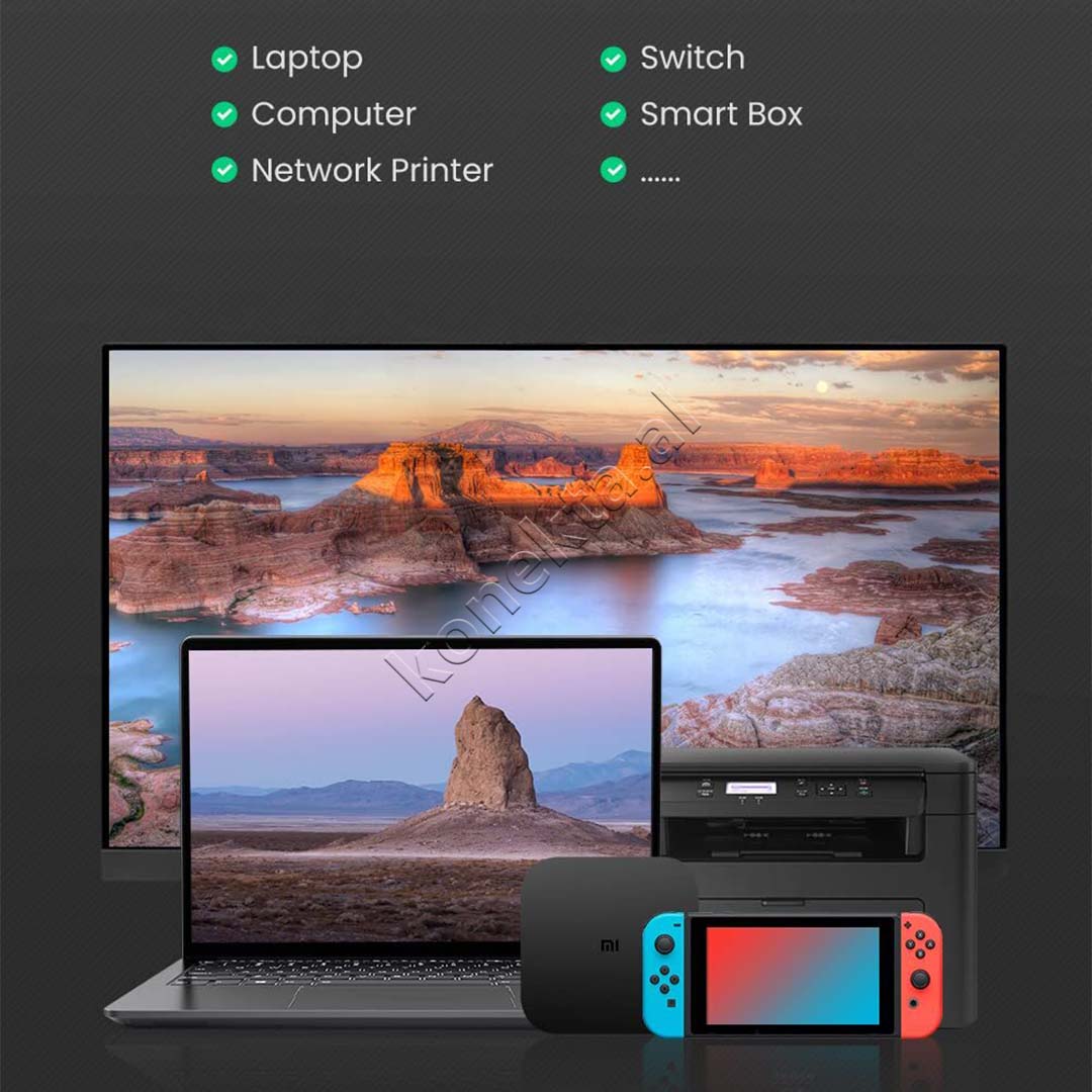 Adaptor Interneti Ugreen Nga USB3.0 Ne Porte Ethernet 1Gbps