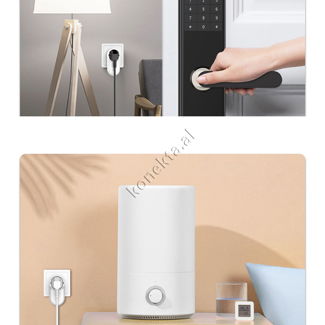 Prize Inteligjente 2500W Dhe Dritë Nate LED Me Kontroll Nga Telefoni Nepermjet Internetit