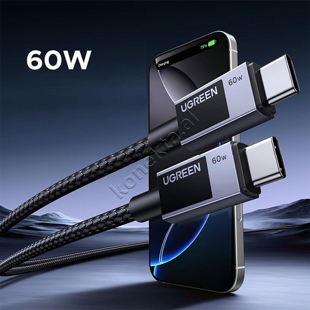 Kabell USB-C (M) Ne USB-C (M) Ugreen 1m