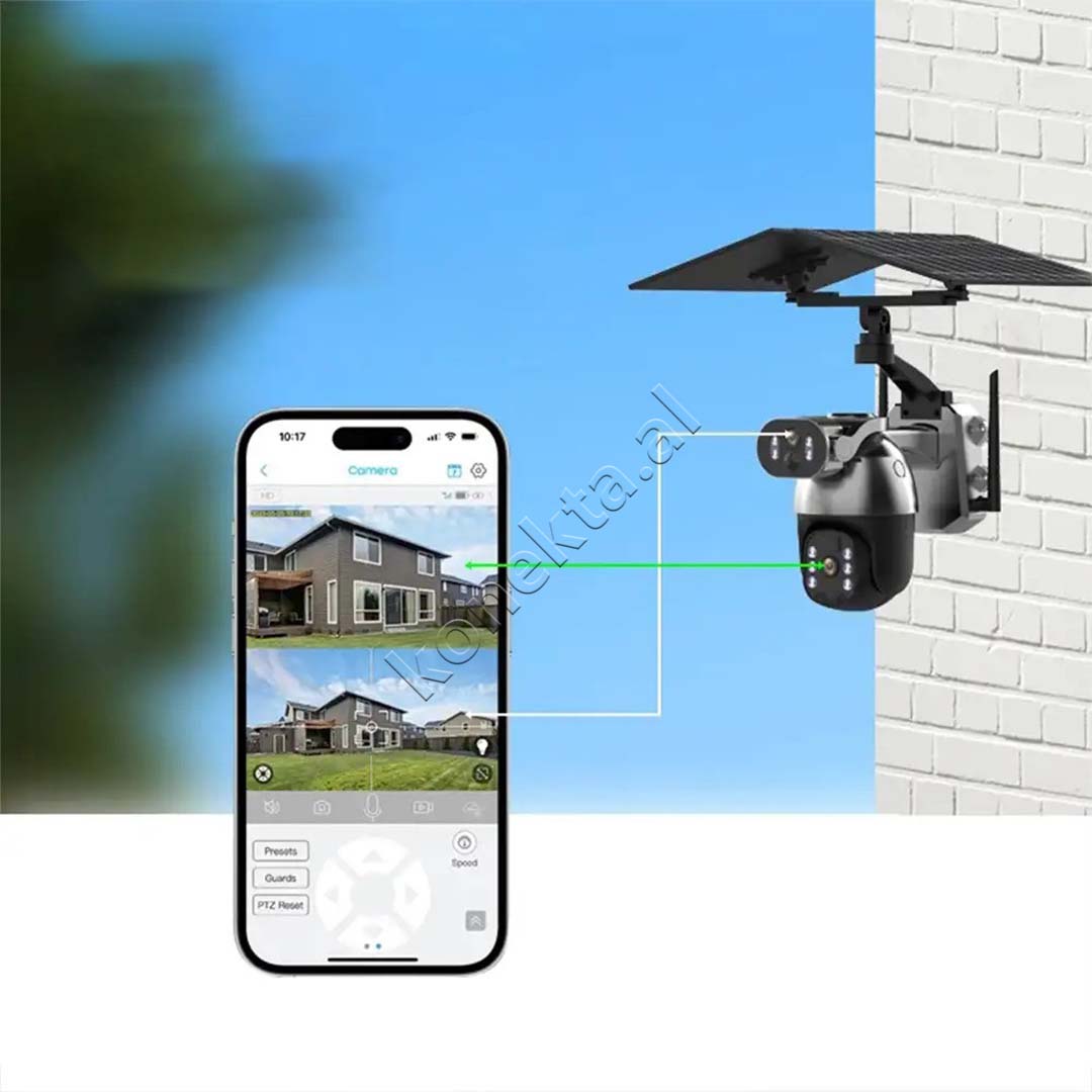 Kamera Sigurie Outdoor Me Panel Solar 6MP Me Karte SIM