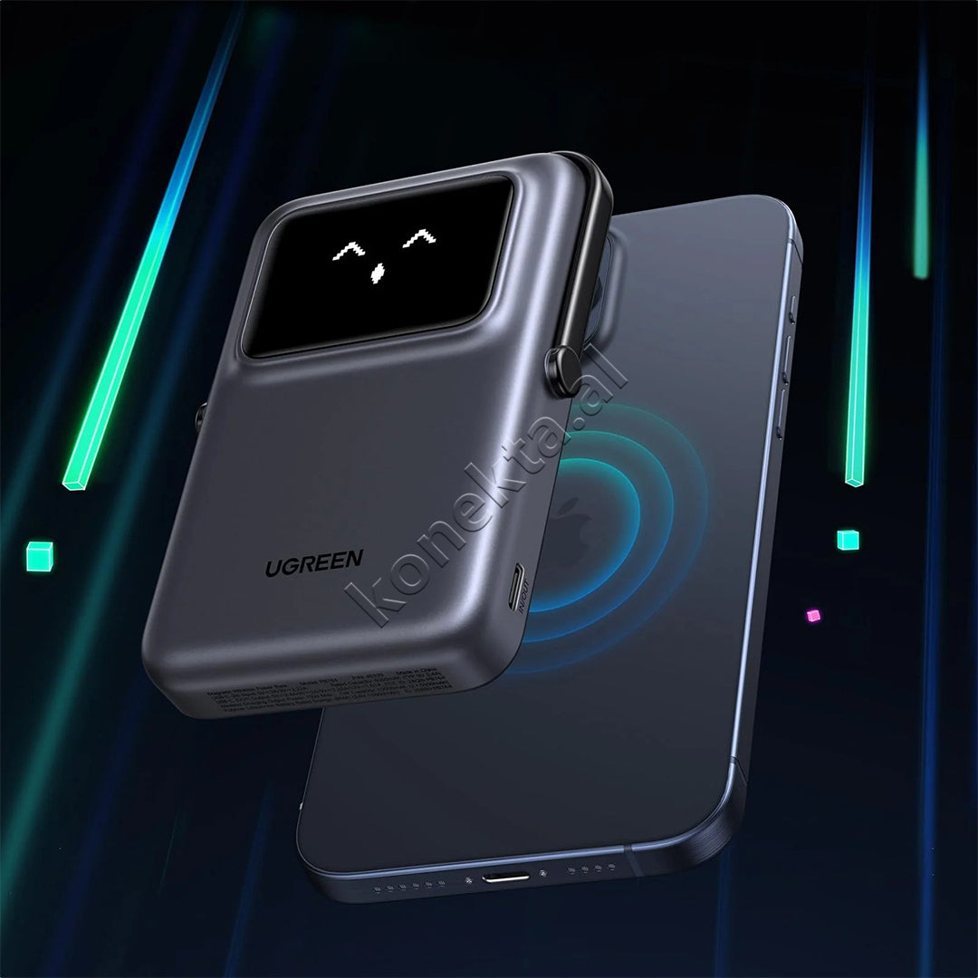 Bateri E Jashtme Me Karikim Wireless Qi2 20W 10'000mAh Ugreen