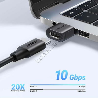 Set Adaptoresh USB-A (M) NE USB-C (F) UGreen