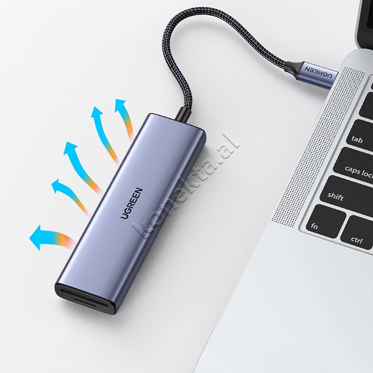 Adaptor HUB UGreen Me Shumë Porta 6 në 1