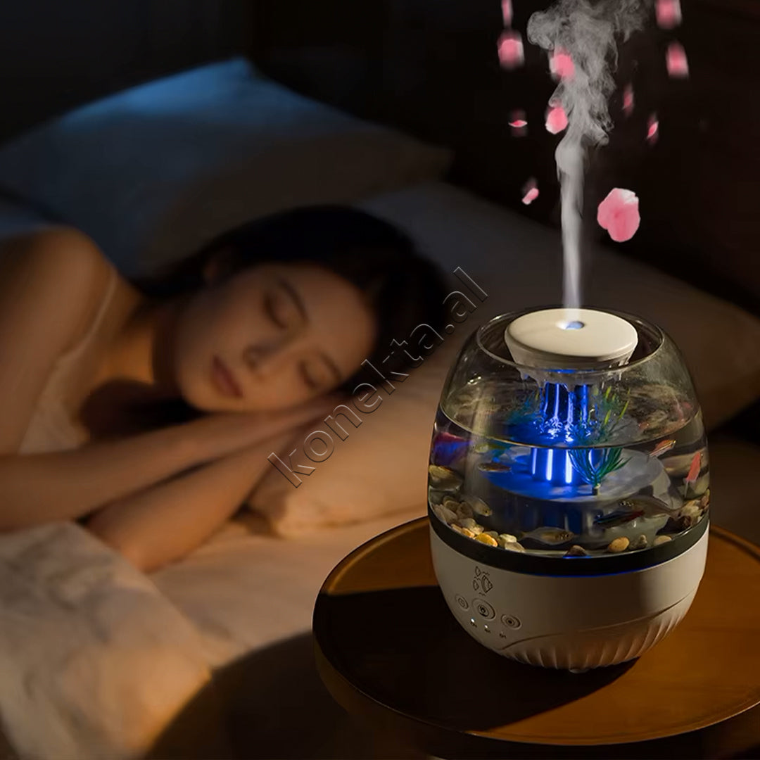 Aromatizues Me Akuarium 350ml Dhe Ndricim Led