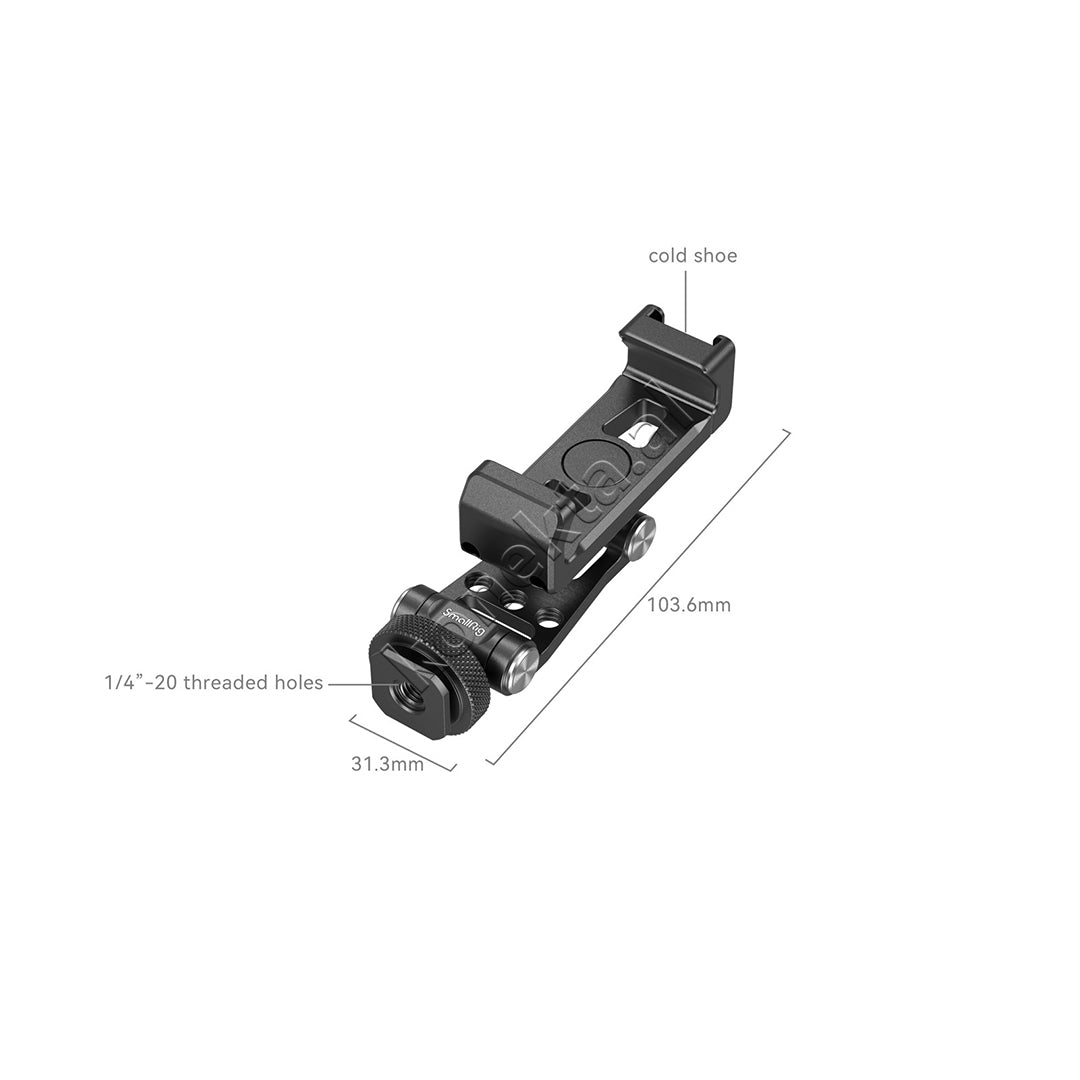 Metal Phone Holder With Cold Shoe Mount SmallRig 4382