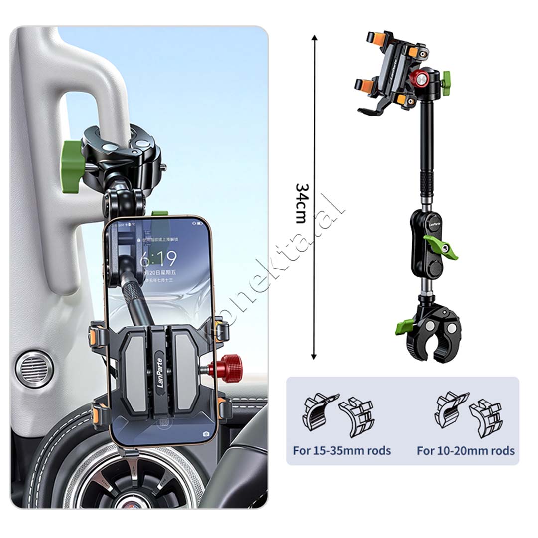 Mbajtese Celulari Per Motorr Dhe Biçiklete Lanparte