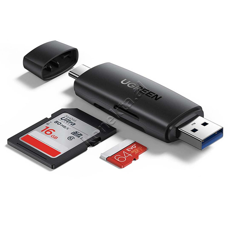 Lexues Kartash Ugreen Me Porte USB-A & USB-C Per SD/ Micro SD