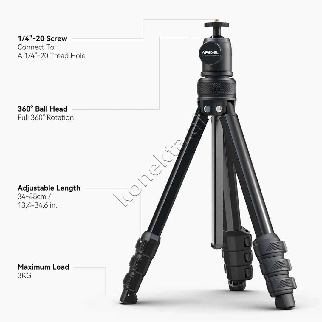 Set Lente Zmadhuese 20-60X Per Smartphone Me Tripod Apexel
