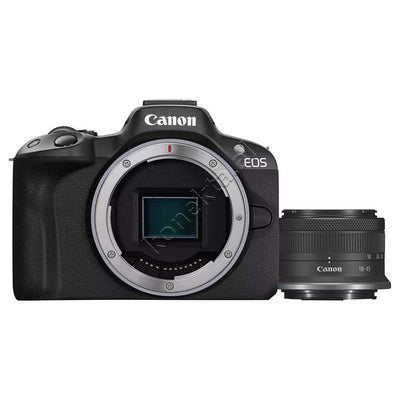 Kamera Digjitale Profesionale Canon R50 Me Lente 18-45mm