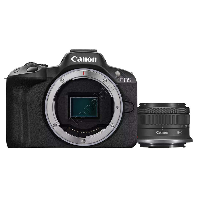 Kamera Digjitale Profesionale Canon R50 Me Lente 18-45mm