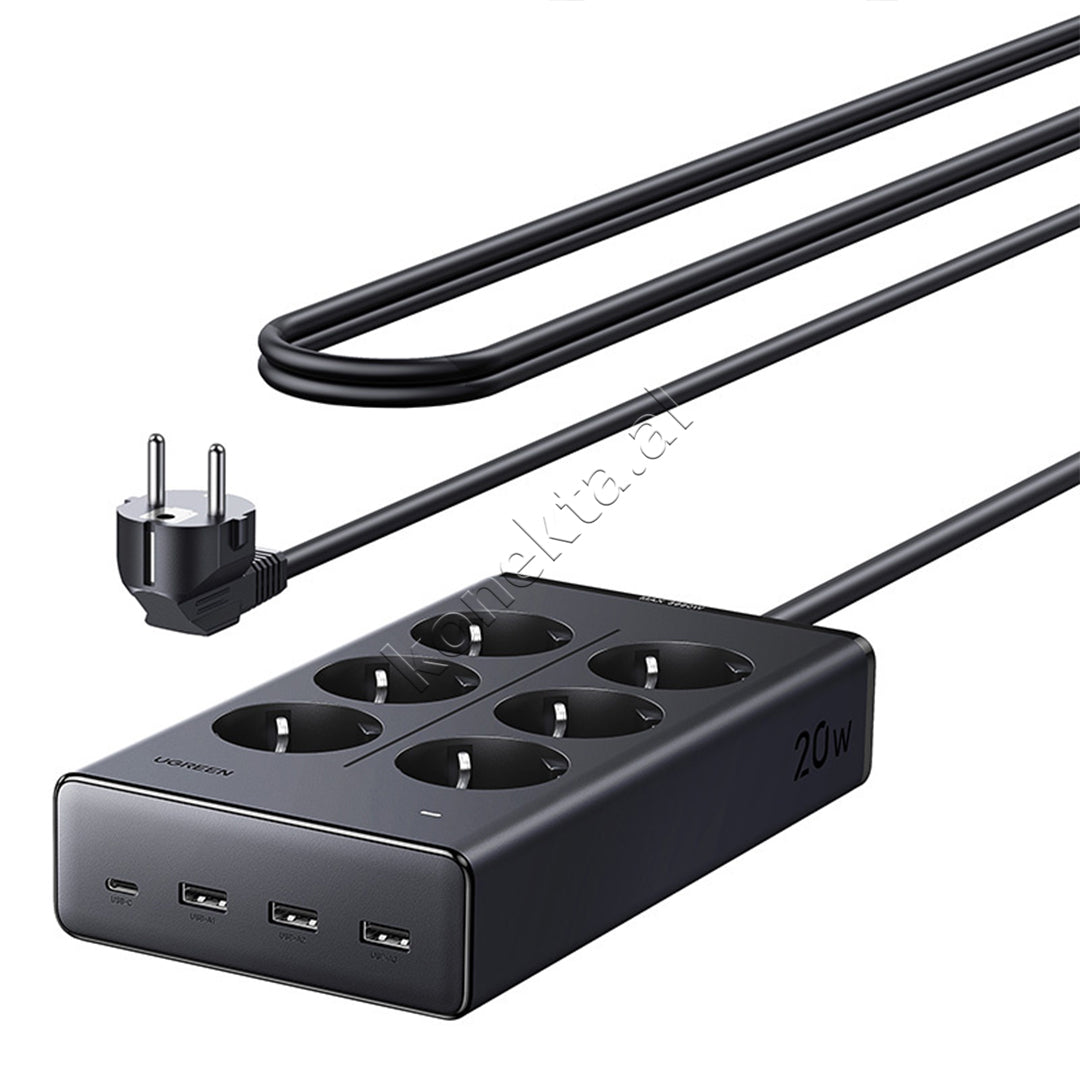 Multiprize UGreen Me 6 Vende Dhe Porta 3xUSB-A Dhe USB-C