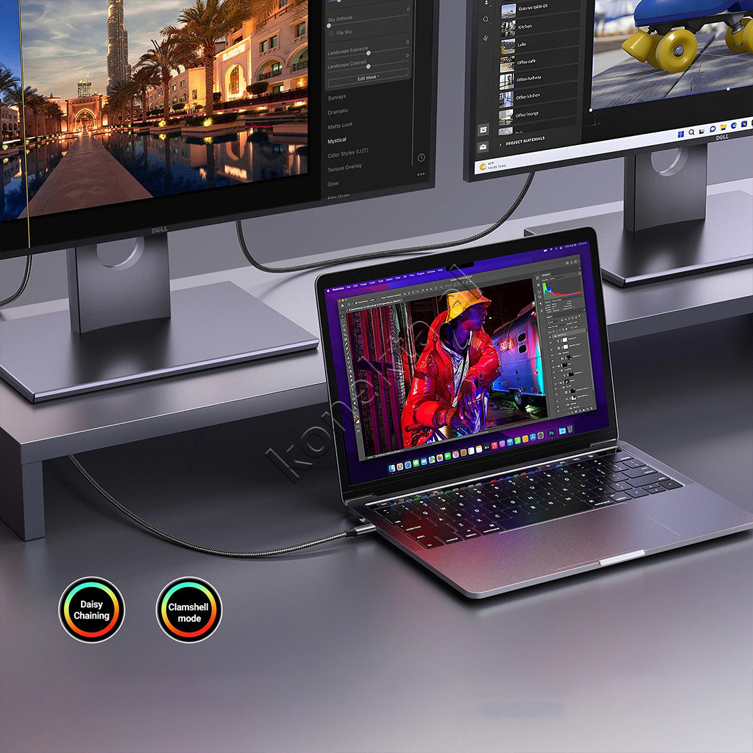 Kabell USB-C (M) Ne  DisplayPort (M) 3m Ugreen
