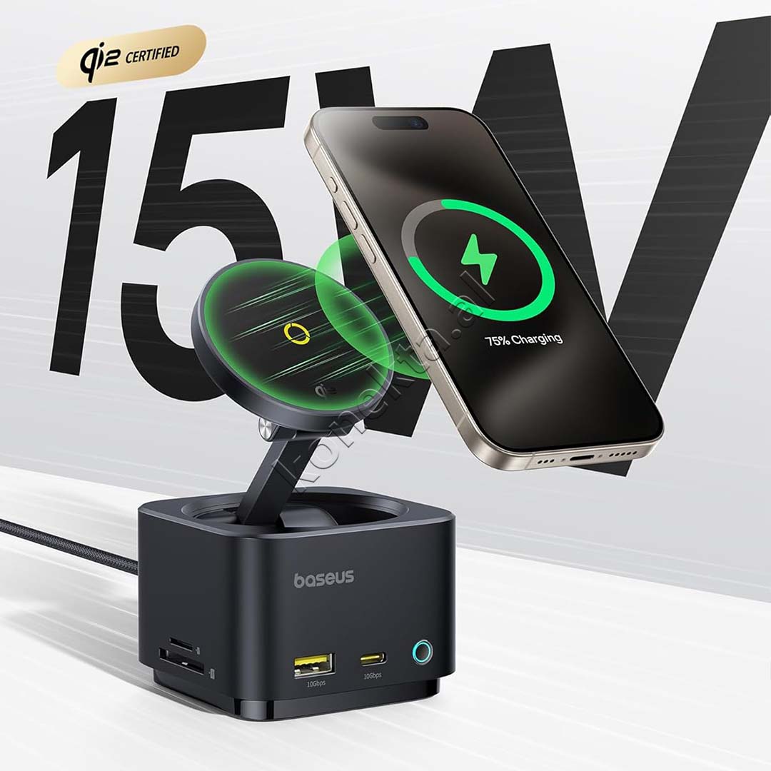 Hub Karikimi Wireless MagPro Seria II Baseus 7 Ne 1 15W