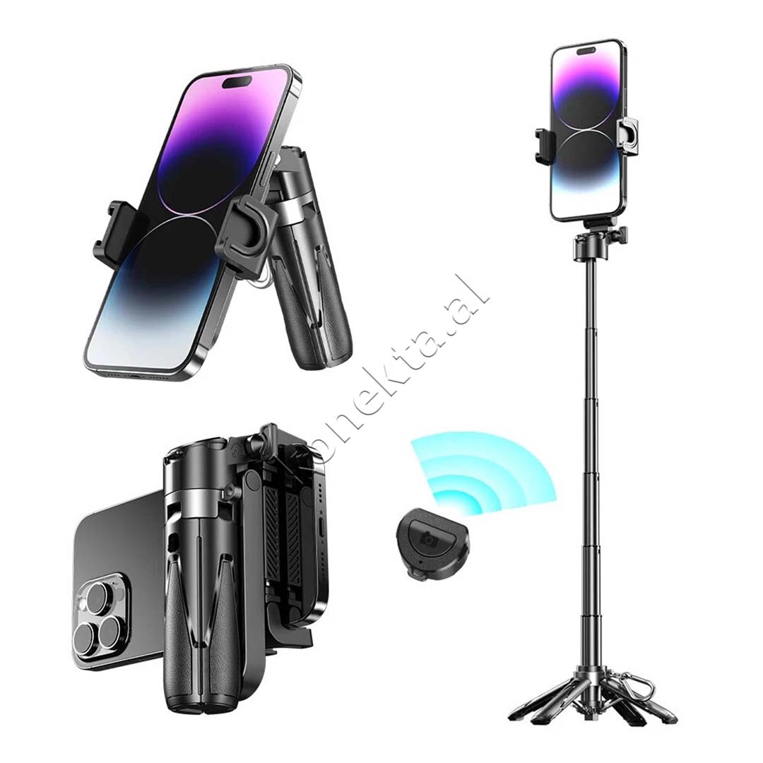Mini Trekembesh (Tripod) Profesional Dhe Selfie Stick Per Celular