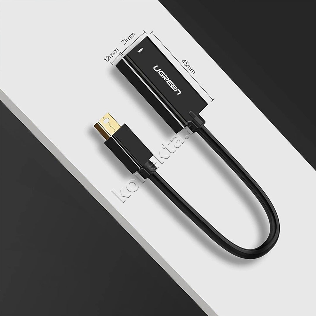 Kabell Mini DisplayPort Ne HDMI FHD 1080p Ugreen 25cm