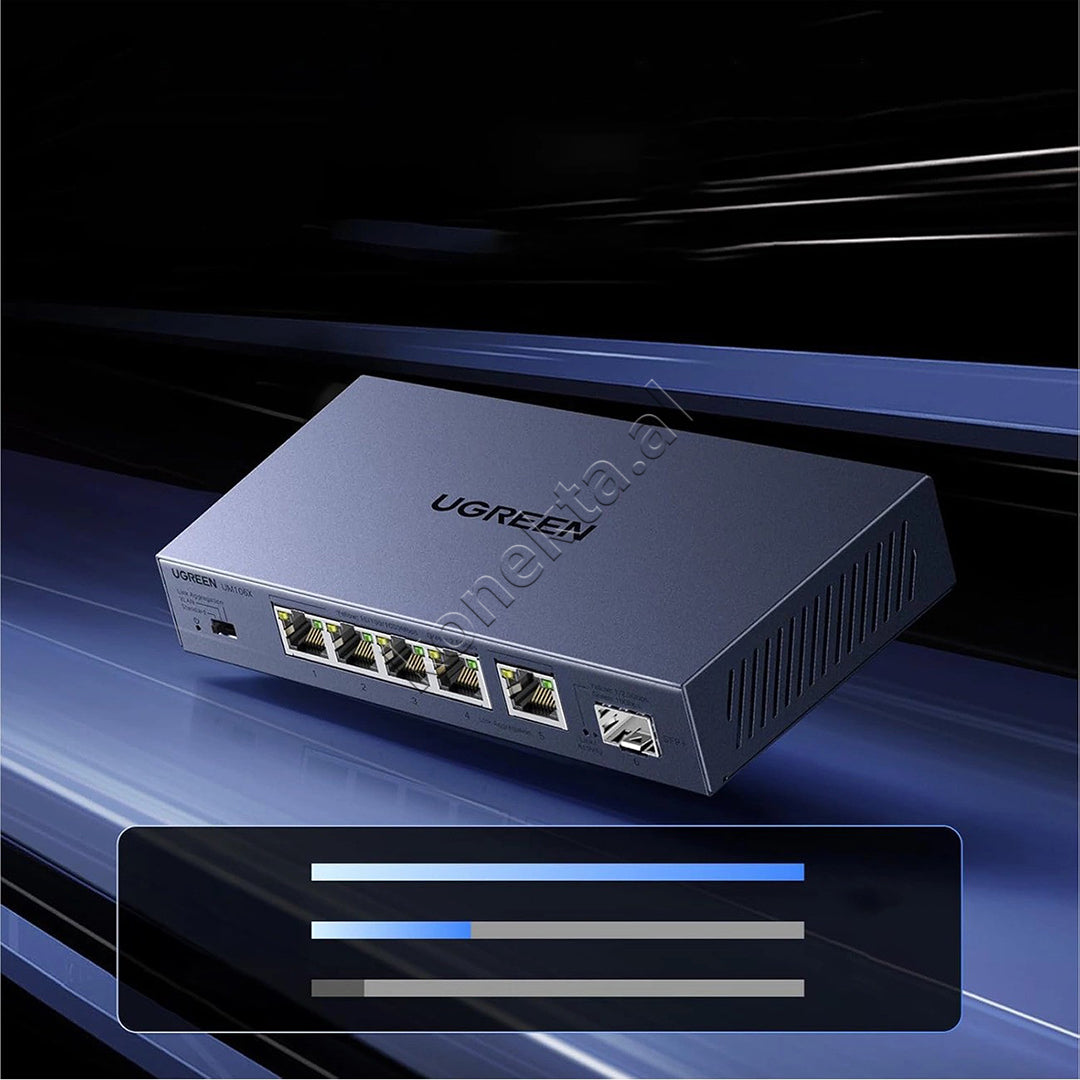 Switch 2.5GB/s Ethernet Me 6 Porta Ugreen