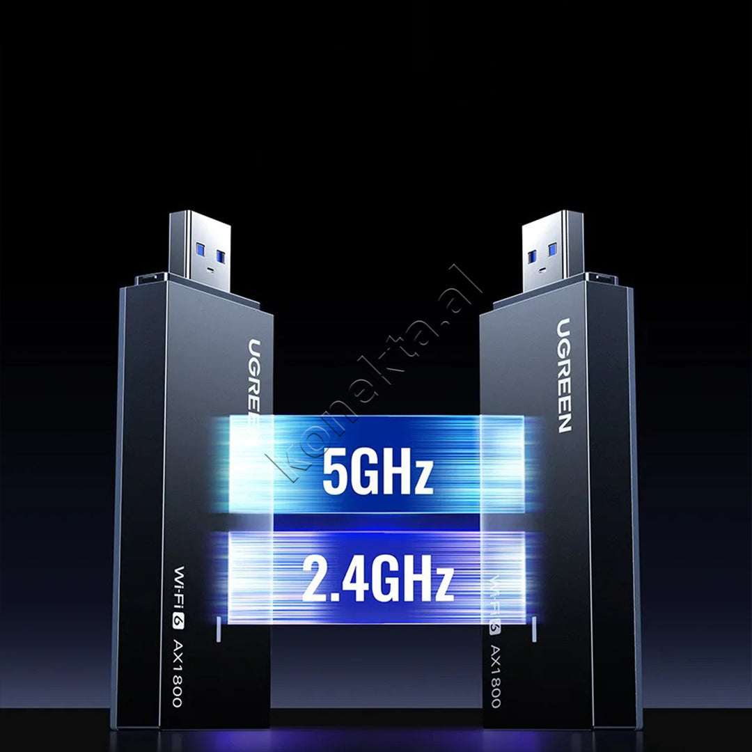 Adaptor Wi-Fi 6 Dual Band AX1800 Ugreen