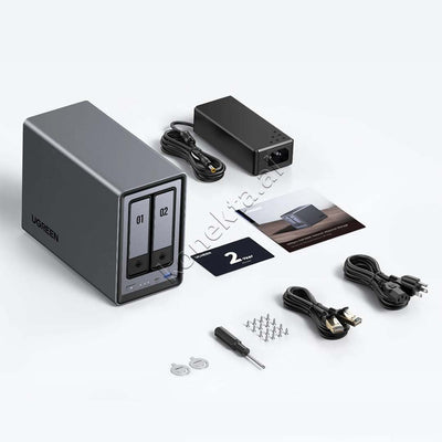 Sistem Nas Ugreen Me 2 Porta Per Ruajtjen Dhe Leximin E HDD-ve