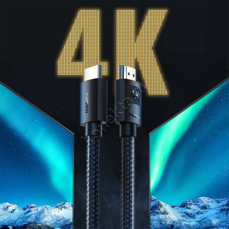 Adaptor Kabell HDMI 2.0 Ne HDMI 2.0 4K Ugreen 1m