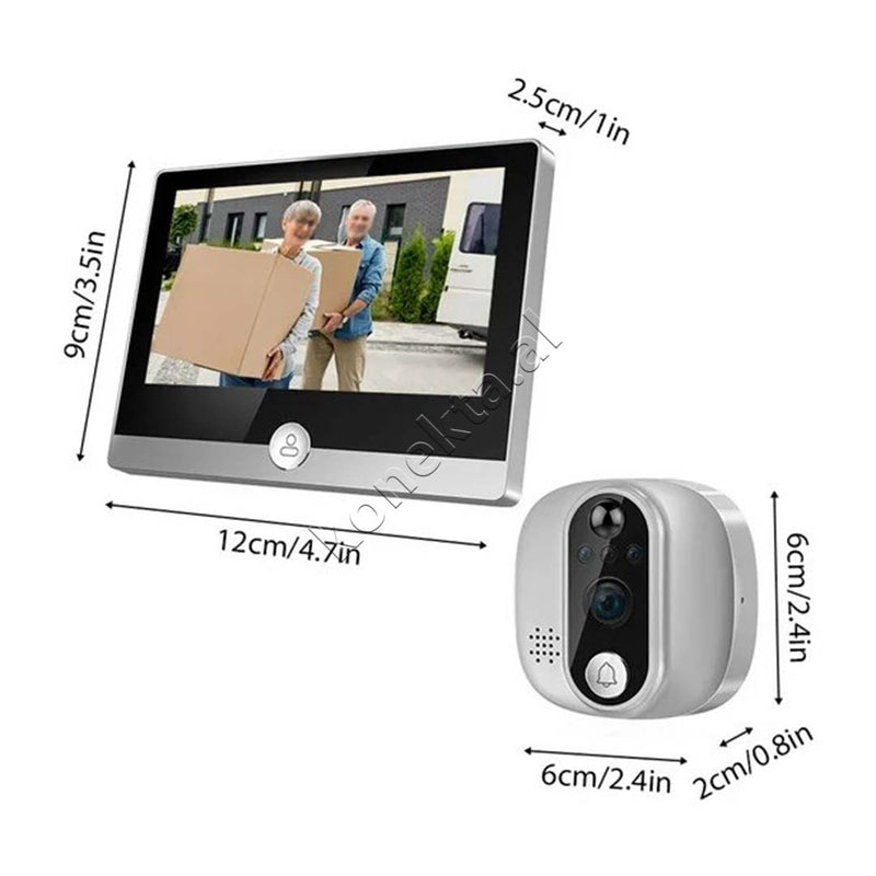 Zile Dere Inteligjente Me Kamera Dhe Ekran 4.3" 1080P