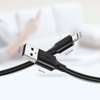 Kabell USB-A Ne Micro USB 2A Max 1m Ugreen
