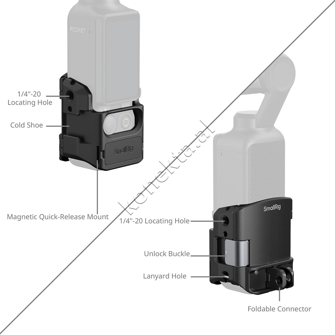 Expansion Adapter For DJI Osmo Pocket 3 SmallRig 5072