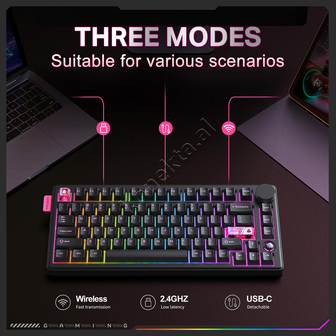 Tastiere Mekanike Gaming Me Ndriçim RGB Onikuma