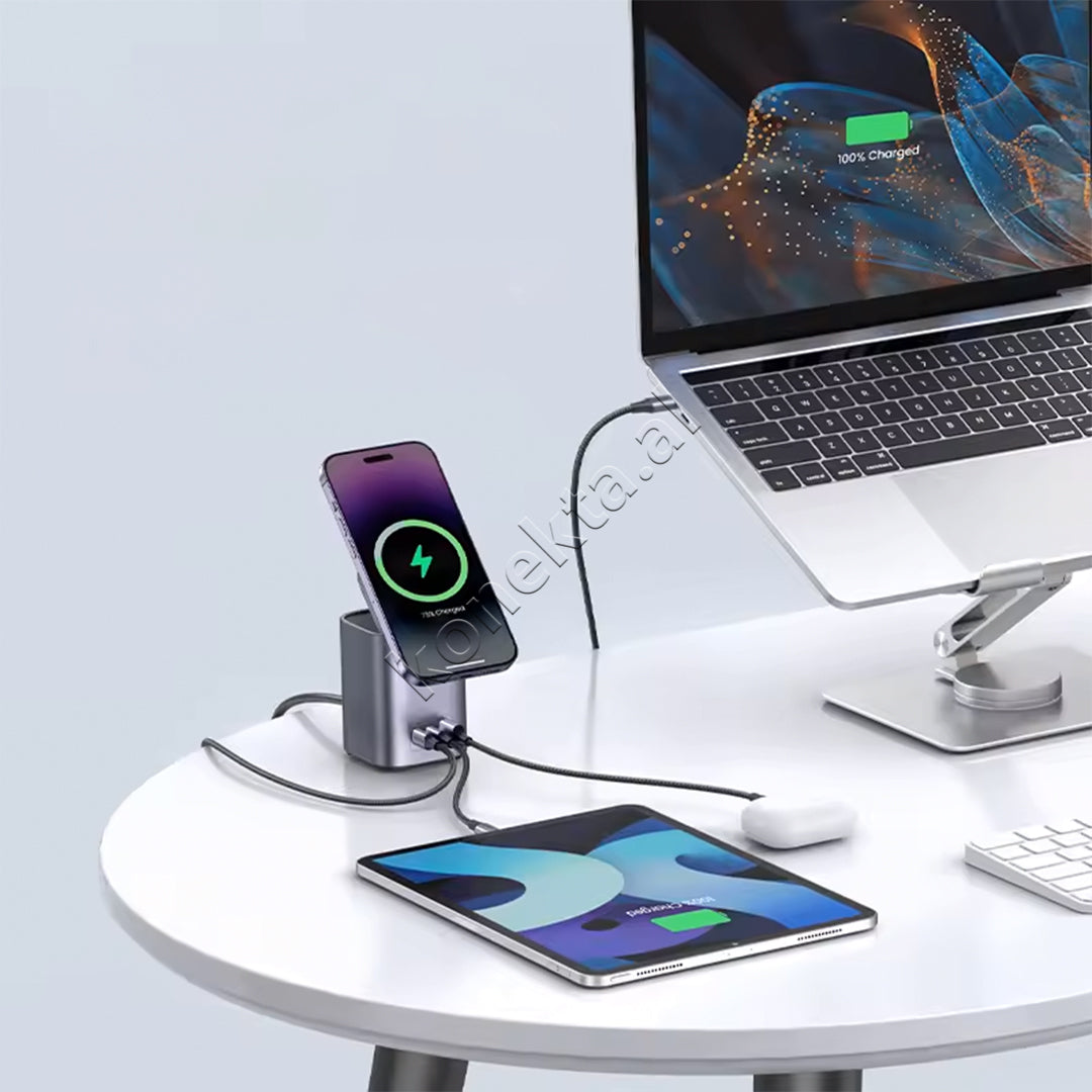 Mbajtese Magnetike Dhe Karikues Wireless 2 Ne 1 Ugreen