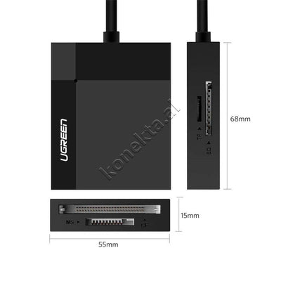 Lexues Kartash Ugreen Me Porte Usb 3.0 Per Karta SD/ TF/ CF/ MS