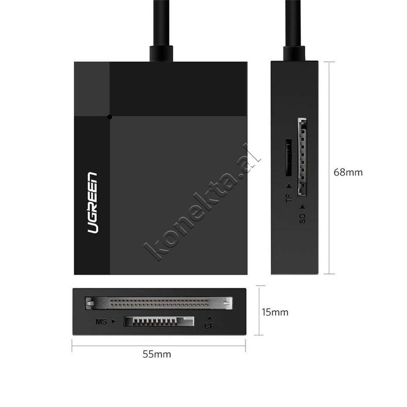 Lexues Kartash Ugreen Me Porte Usb 3.0 Per Karta SD/ TF/ CF/ MS